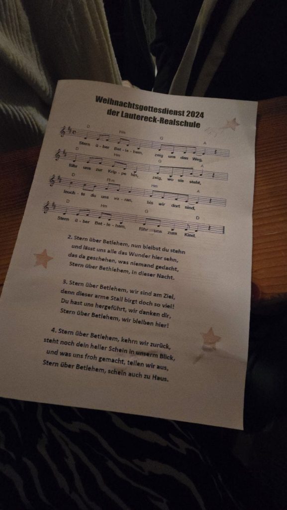 Weihnachtsgottesdienst in der katholischen Kirche in Sulzbach